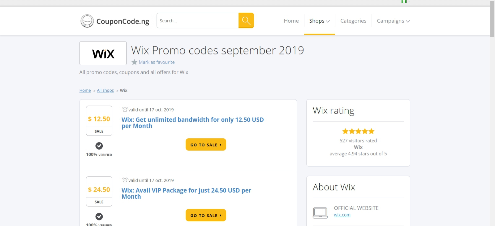🤑 Wix Promo Code for September 2021 ⇒ 100% Working